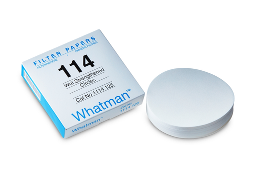 Grade 114 Qualitative Filter Paper Wet Strengthened, Circle