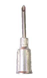 Aluminum Hub Hypodermic Needle for Veterinary Use Only