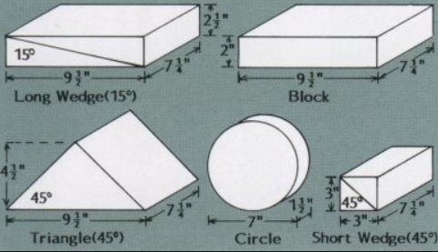 7 Positioning Blocks Set