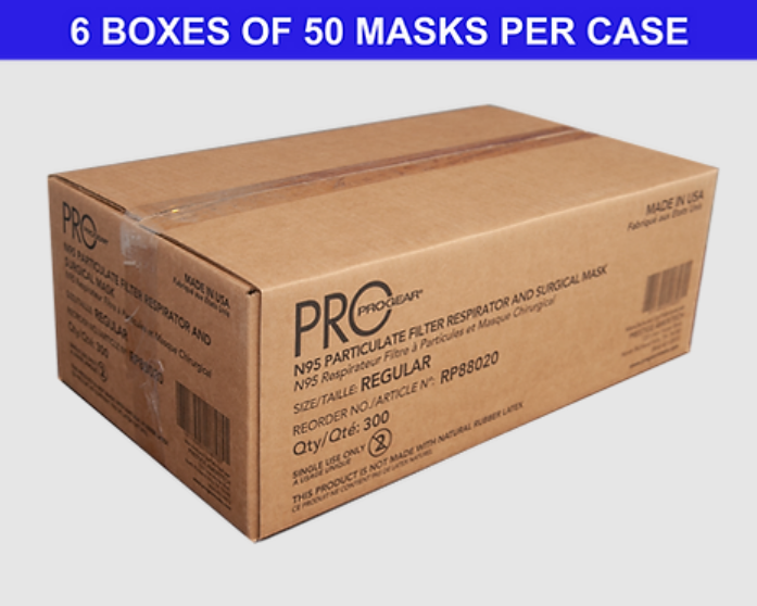 ProGear N95 Particulate Filter Respirator & Surgical Mask