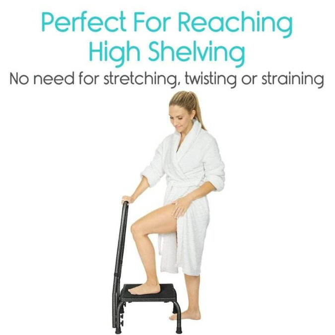 Step Stool with Handrail
