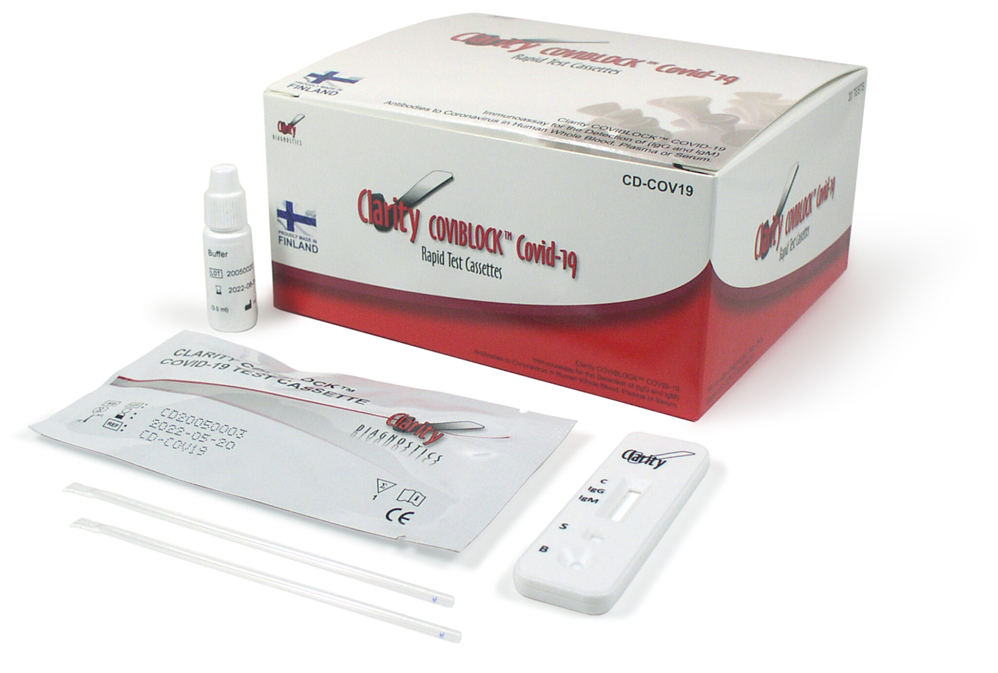 COVIBLOCK IgG/IGM Antibody Test Cassettes