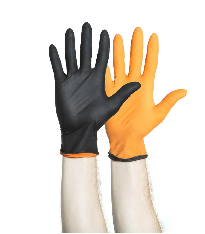 Black Fire Nitrile Exam Gloves, Powder Free, Latex Free, Non Sterile