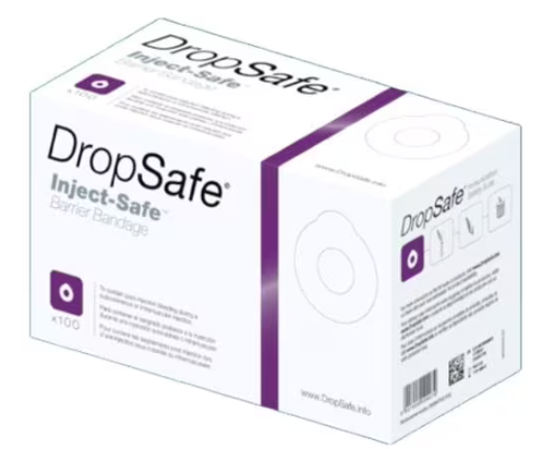 Round White Sterile 1-3/8" DropSafe Barrier Bandage Film