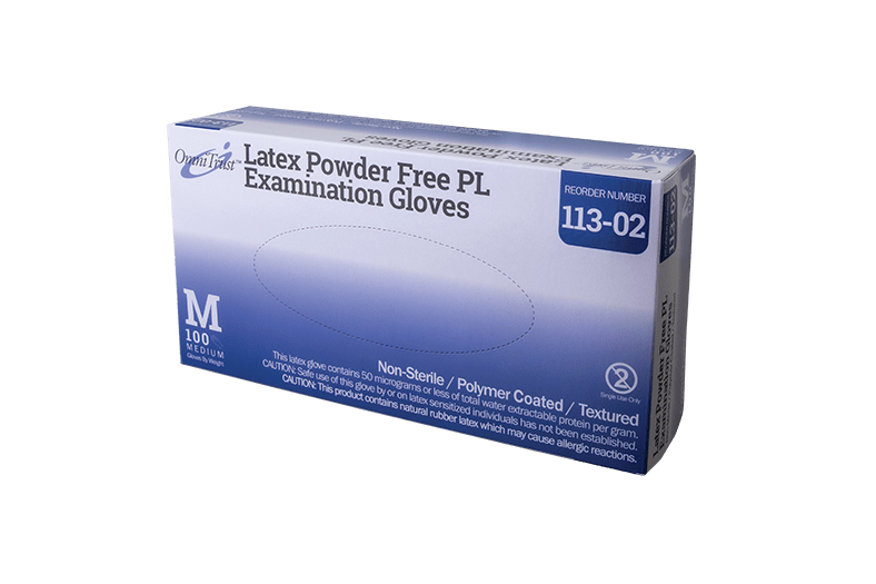 OmniTrust 113 Series Latex Powder Free PL Examination Glove