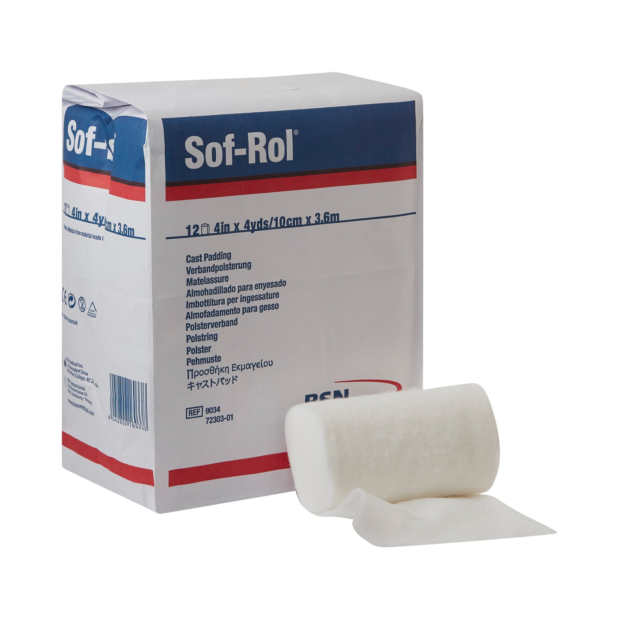 Sof Rol Cast Padding Undercast, 4" x 4" - Clearance