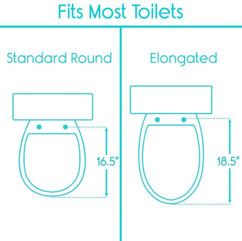 Toilet Seat Riser with Arms