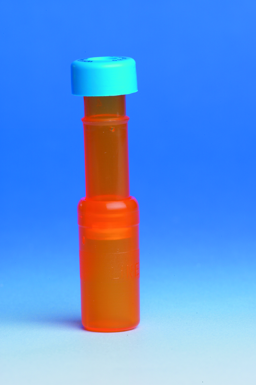 Mini UniPrep Syringeless Filter, Amber Housing, STD Cap, 0.2 µm