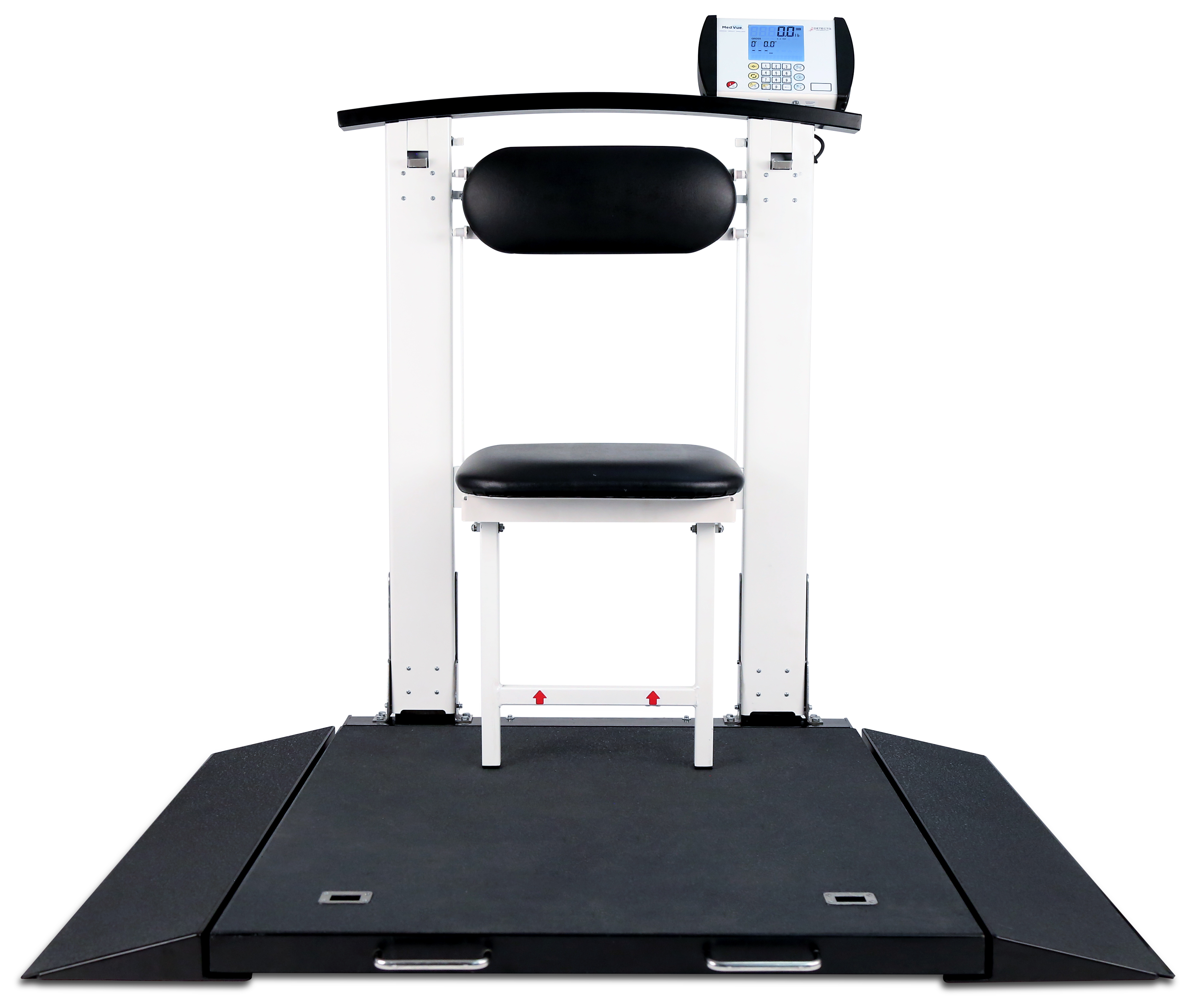 Portable Wheelchair Scale with Handrail and Seat