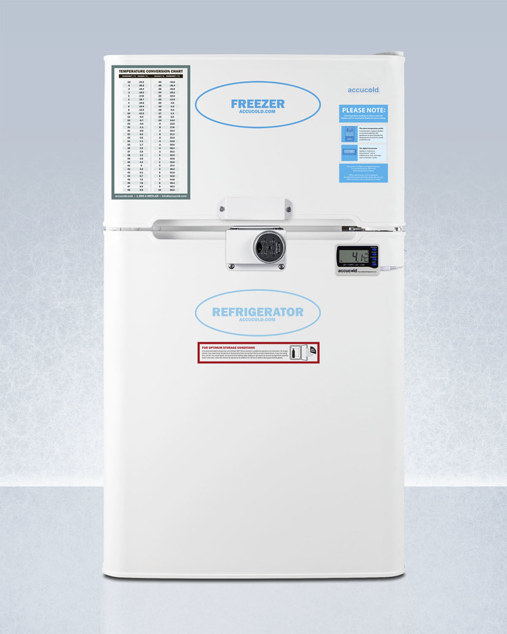 19" Wide General Purpose Refrigerator Freezer