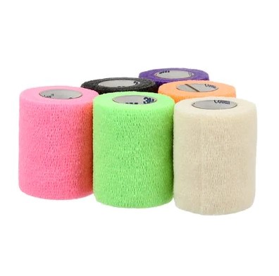 3M Coban Self-Adherent Wrap 1583N, 75 mm x 4.5 m, Neon Pack
