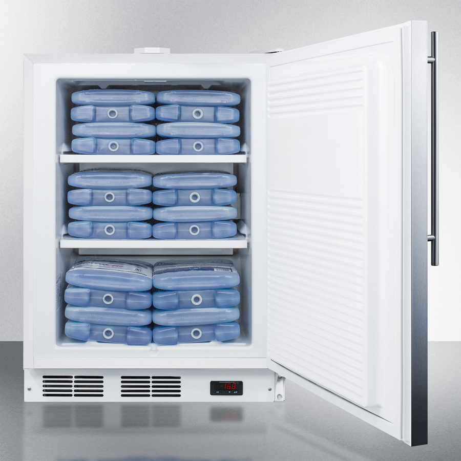 Freezer. Add AccuCold ADA Compliant 24