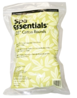 Spa Essentials Cotton Round, Cotton / Polyester, Non Sterile