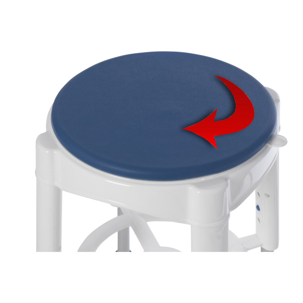 Bathroom Safety Swivel Seat Shower Stool