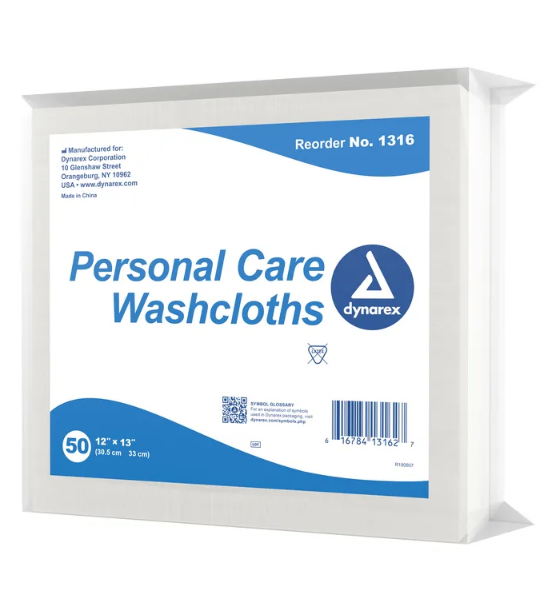 Personal Care Washcloth (Dry Wipes)