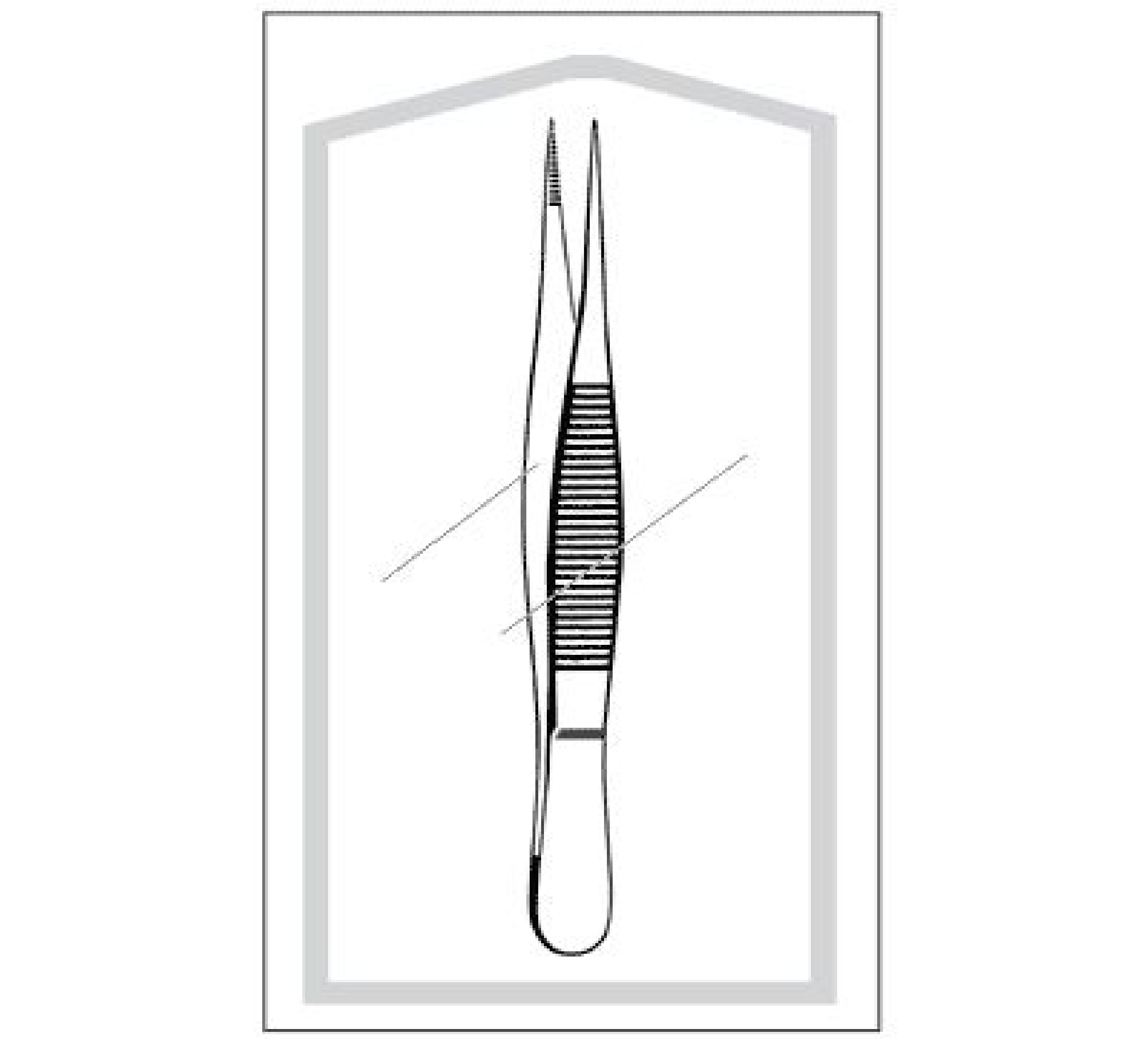 Econo Splinter Forceps, Fine Point 4.5"