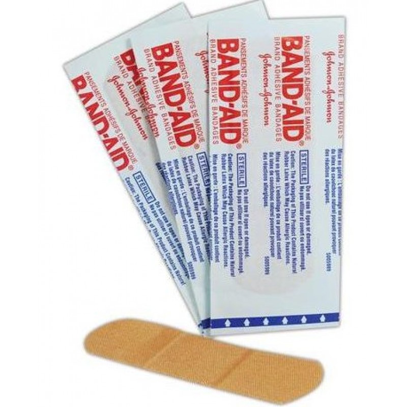 Band Aid Flexible Adhesive Bandage Strip, 1" x 3"