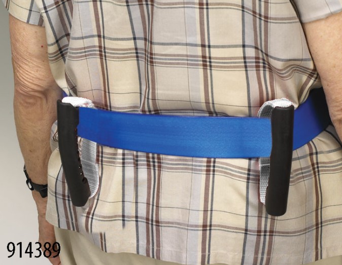 Deluxe Rubber Gait Belt Handles - 6/PK