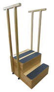 Radiology Stool 2 Steps, 24"W x 27"D x 56"H 