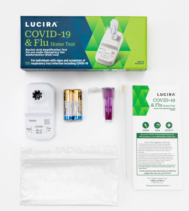 At Home COVID-19 & Flu Test Point of Care Test 