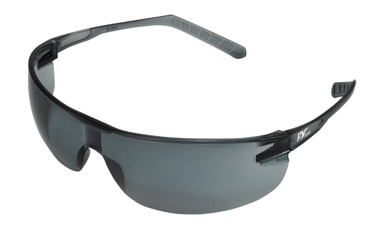 ProVision Air Wraparound Safety Glasses, Grey Frame, Grey Lens
