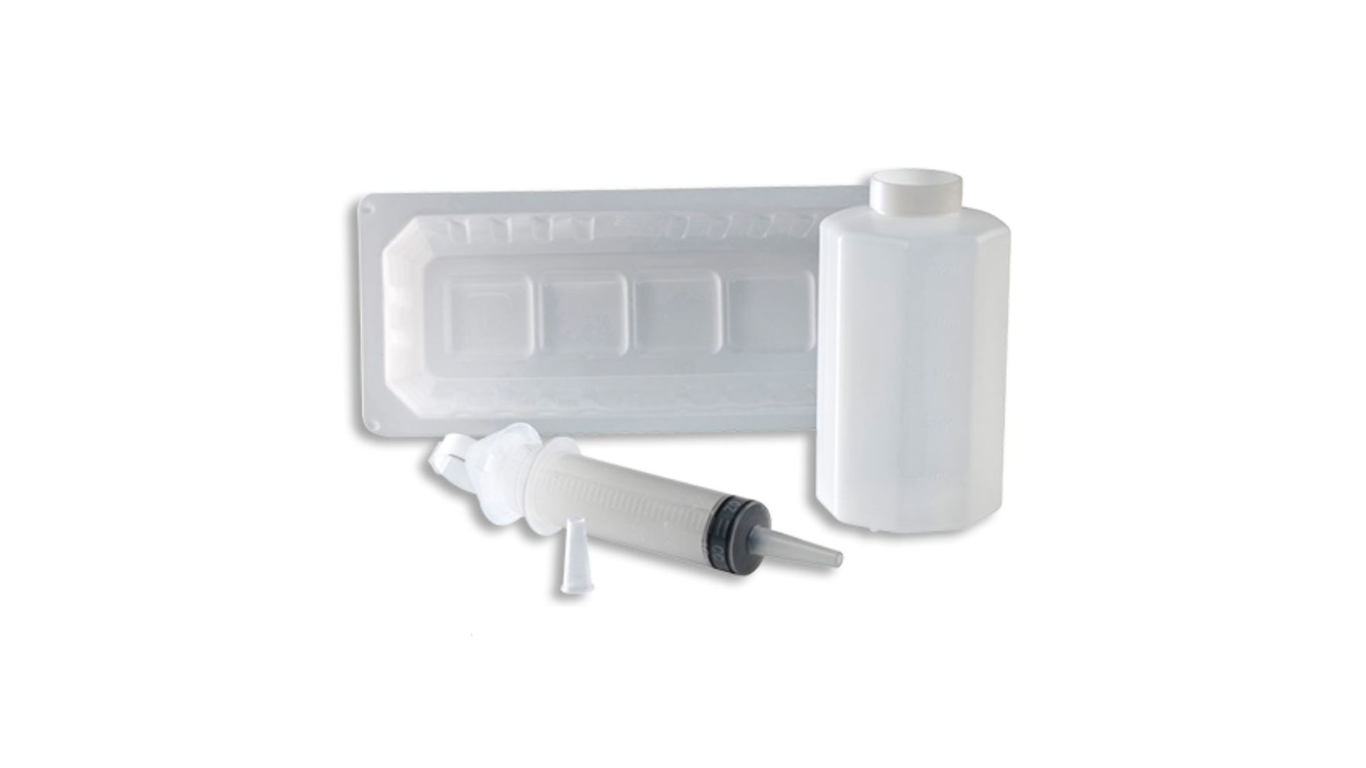 Dover Irrigation Tray with Piston Syringe