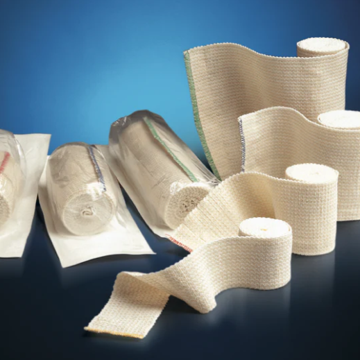 Honeycomb Elastic Bandage with Double Velcro Closure, Latex Free, Sterile, Individually Wrapped