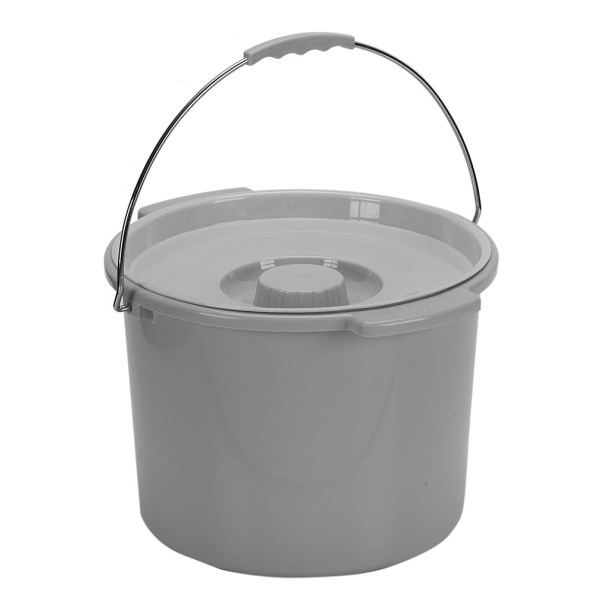 Commode Bucket With Handle and Lid