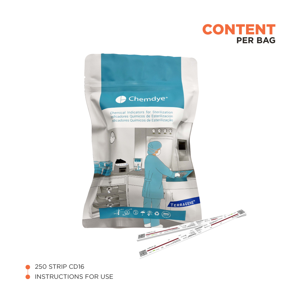 Multi-Variable Chemical Indicator For EtO, FDA, Strip Integrator