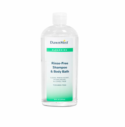 DawnMist Rinse Free Shampoo & Body Bath