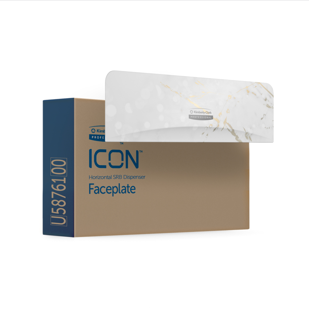 Faceplate for Coreless Standard Roll Toilet Paper Dispenser, 2 Roll, Horizontal