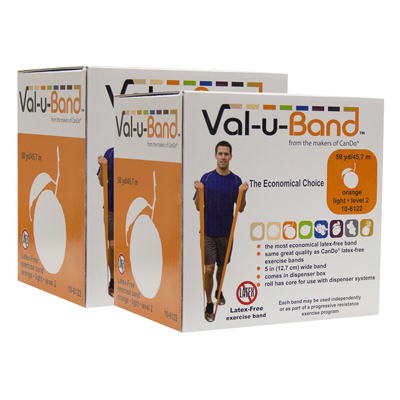 Twin Pak 100 Yard Latex Free Exercise Bands