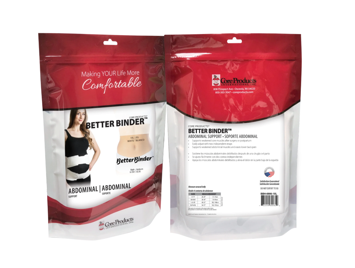 Better Binder Abdominal Support, Latex-free