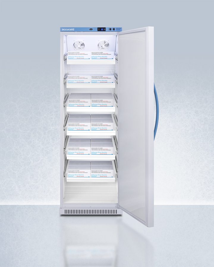 15 Cu Ft Upright Vaccine Refrigerator with Removable Drawers