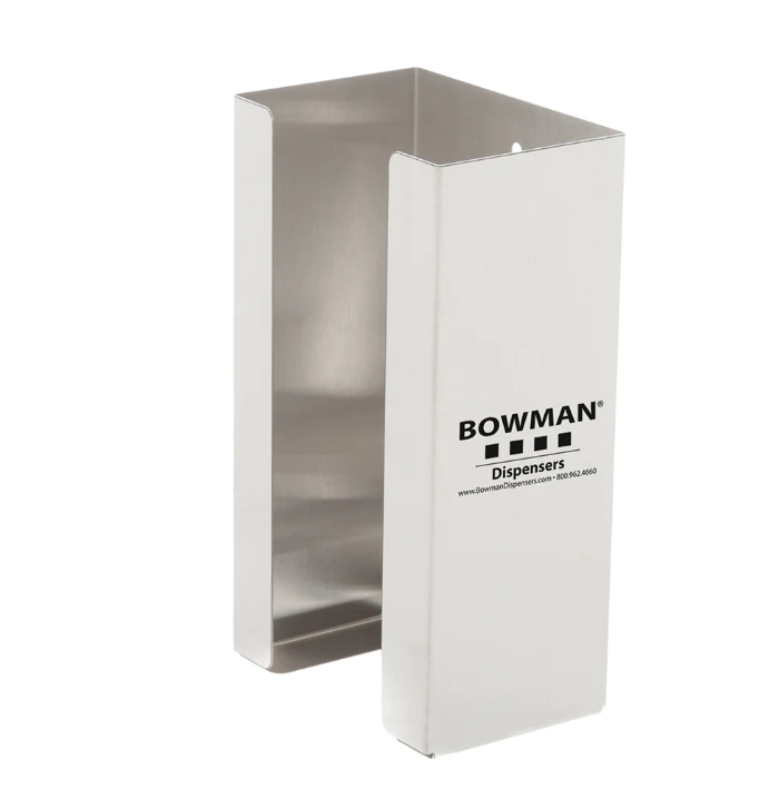 Glove Box Dispenser, Non Divided, Stainless Steel