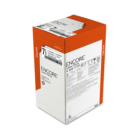 Encore Latex Micro Surgical Gloves, Powder Free, Sterile