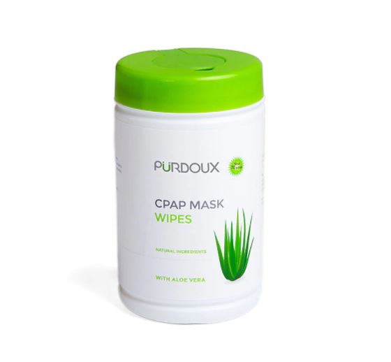 Purdoux Cpap Mask Wipes with Aloe Vera, Unscented