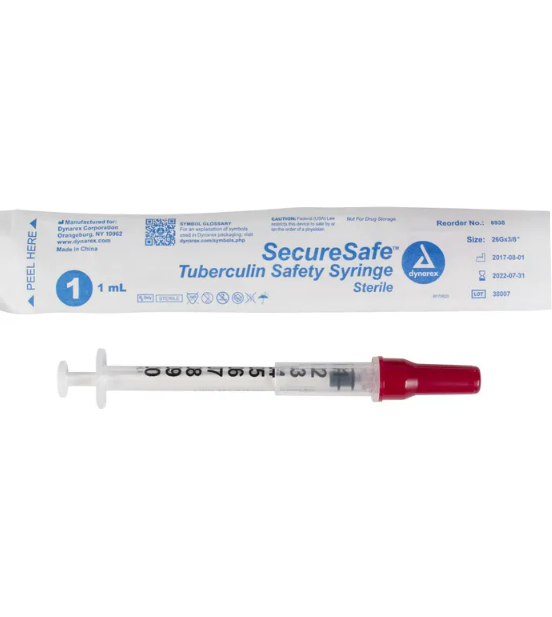 SecureSafe Tuberculin Safety Syringe