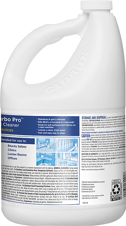 Turbo Pro Disinfectant Cleaner 121 oz