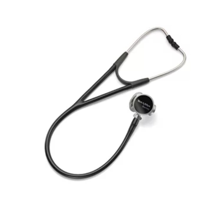 Welch Allyn Harvey DLX Cardiology Stethoscope with Brass Triple Head Chestpiece