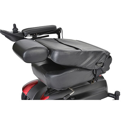 Titan Transportable Front Wheel Power Wheelchair with Full Back Captain's Seat