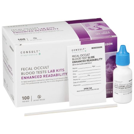 Rapid Test Kit Consult Colorectal Cancer Screening Fecal Occult Blood Test, CLIA Waived