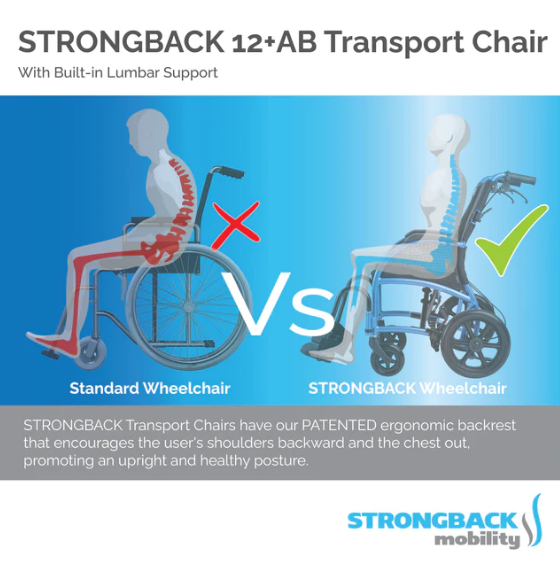 Excursion Transport Wheelchair with Attendant Brakes