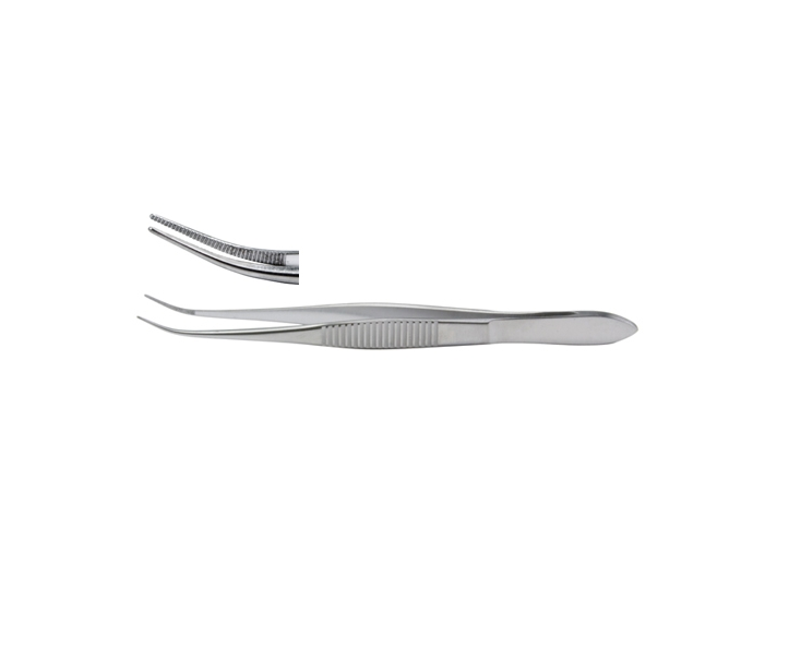 Eye Dressing Forceps with Serrated Tips