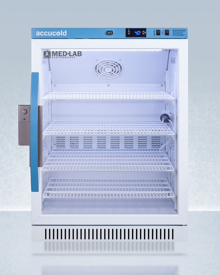 6 Cu Ft ADA Height Laboratory Refrigerator