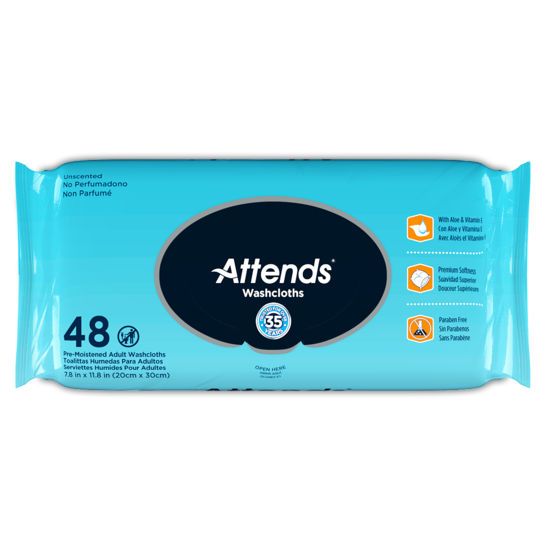 Wipe, Soft Pack, Aloe, Unscented