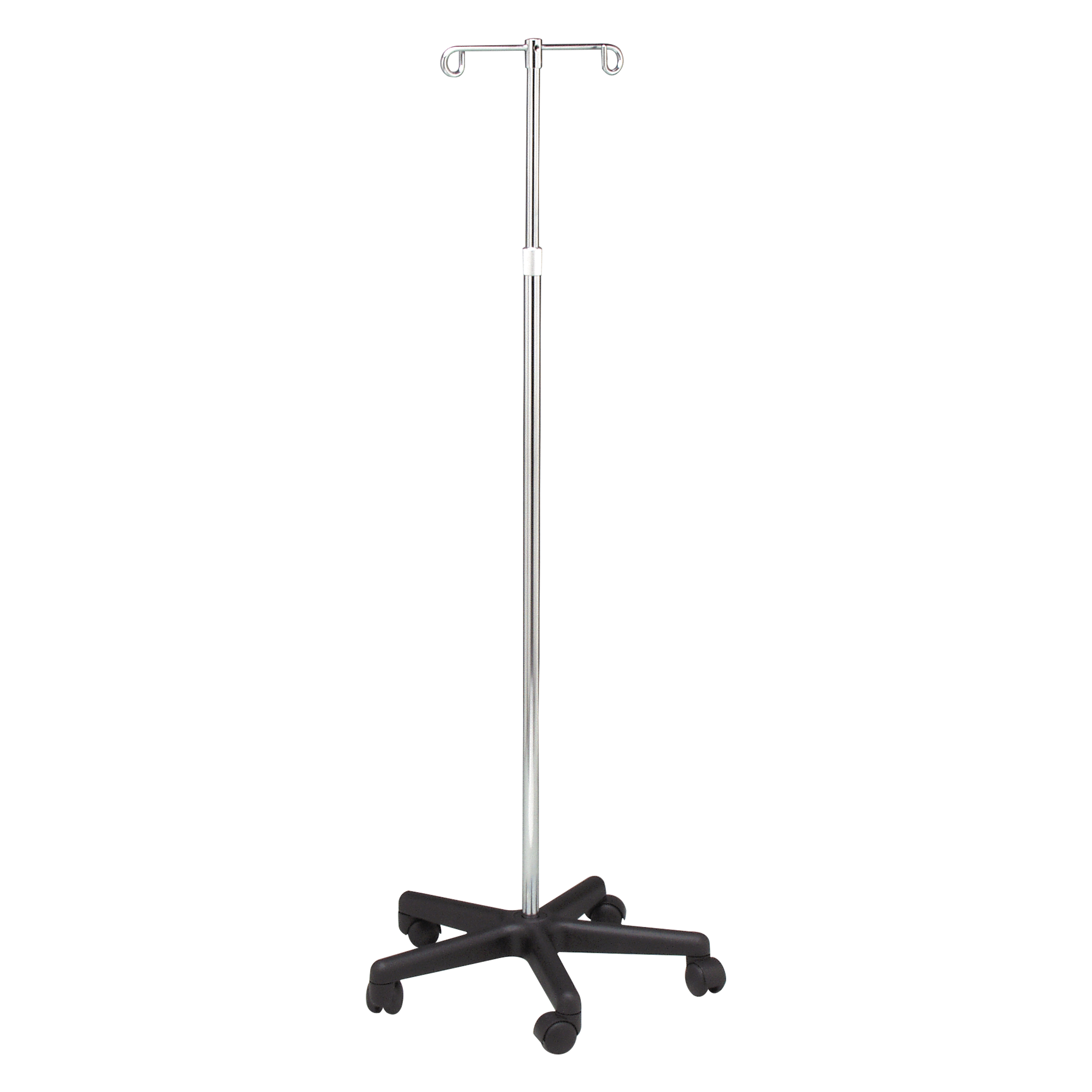 Tech-Med IV Pole 2 Hook 5 Caster