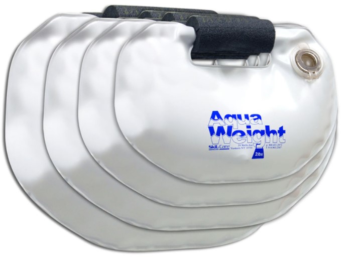Aqua Adjustable Weights, 1 thru 6 lbs