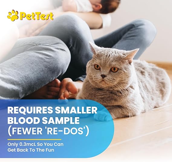 PetTest Diabetes Blood Glucose Tests Strips for Dogs and Cats for Use with PetTest Glucose Monitor (50 Strips)