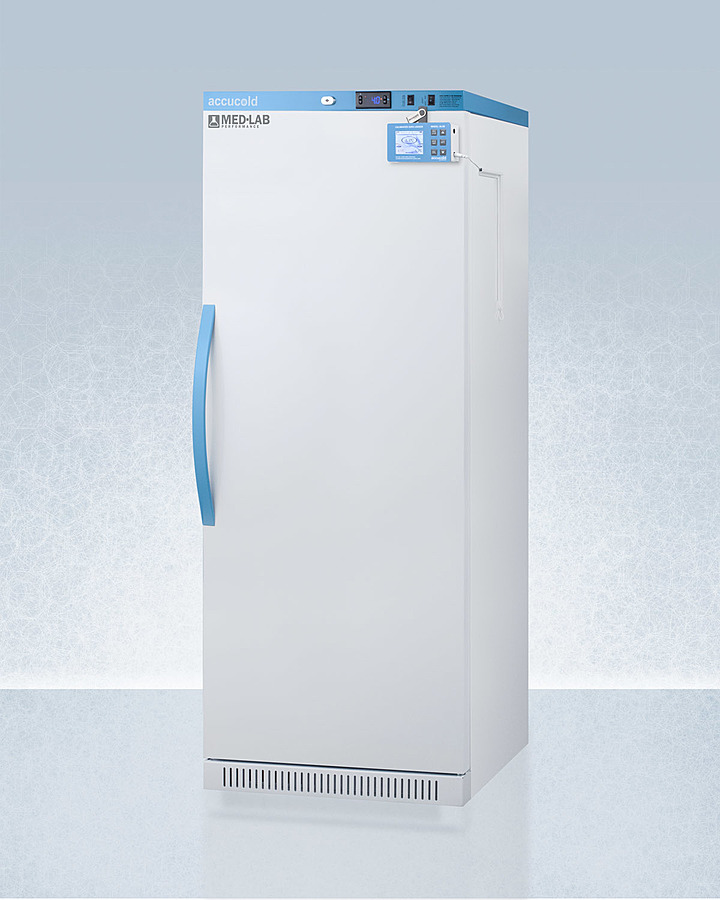 12 Cu Ft Upright Laboratory Refrigerator with Factory Installed DDL